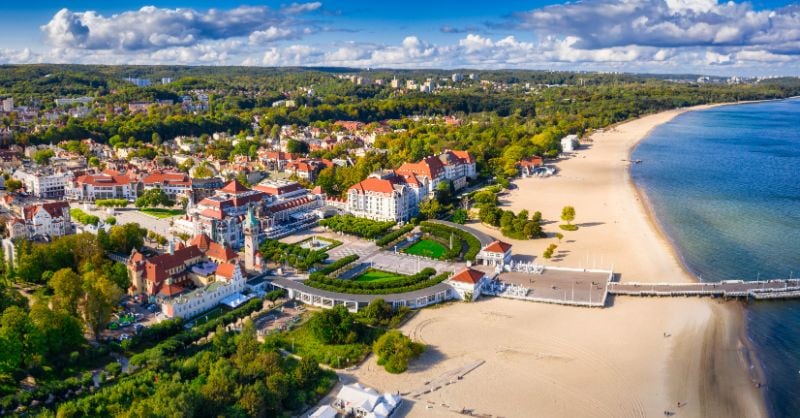 Seebad Sopot in Polen