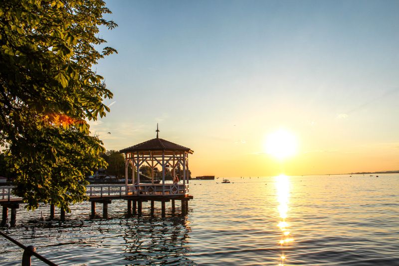 Romantisch campen am Bodensee