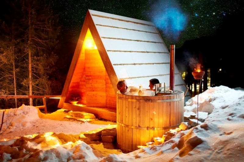 Besondere Glamping-Unterkünfte: Whirlpool Campingplatz Bled