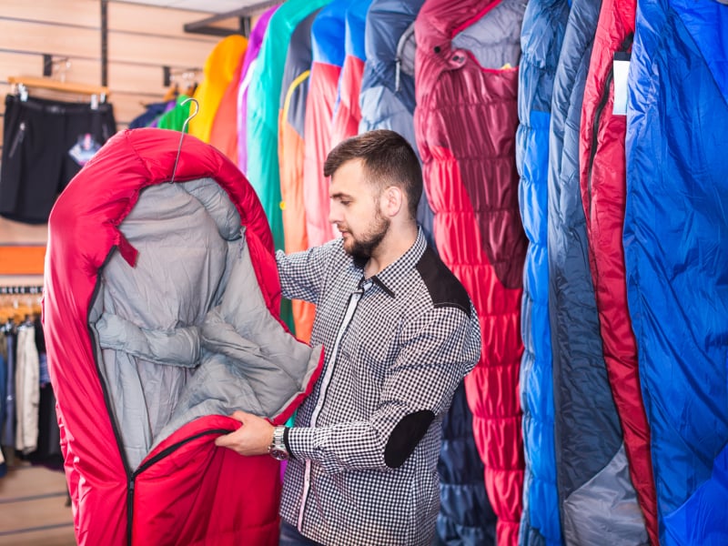 Schlafsack auswählen