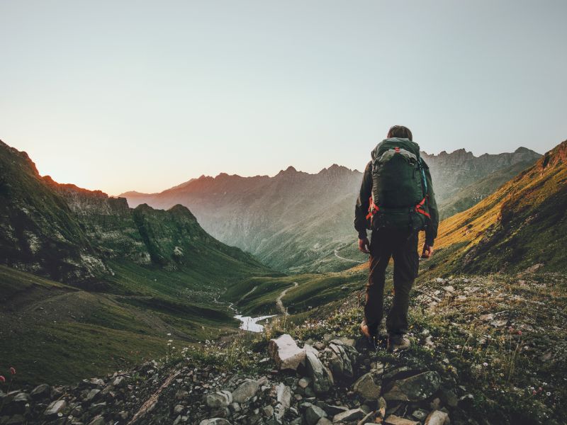 Weitwandern in den Bergen