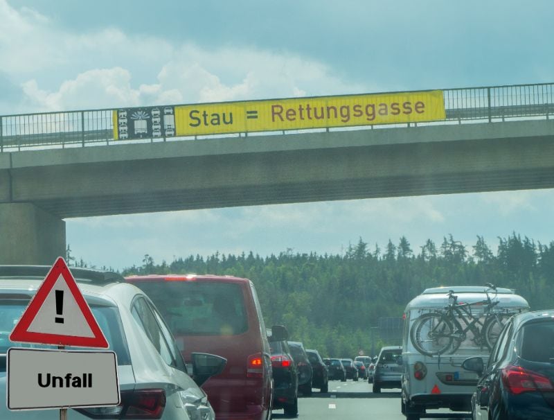 Bußgeldkatalog Rettungsgasse