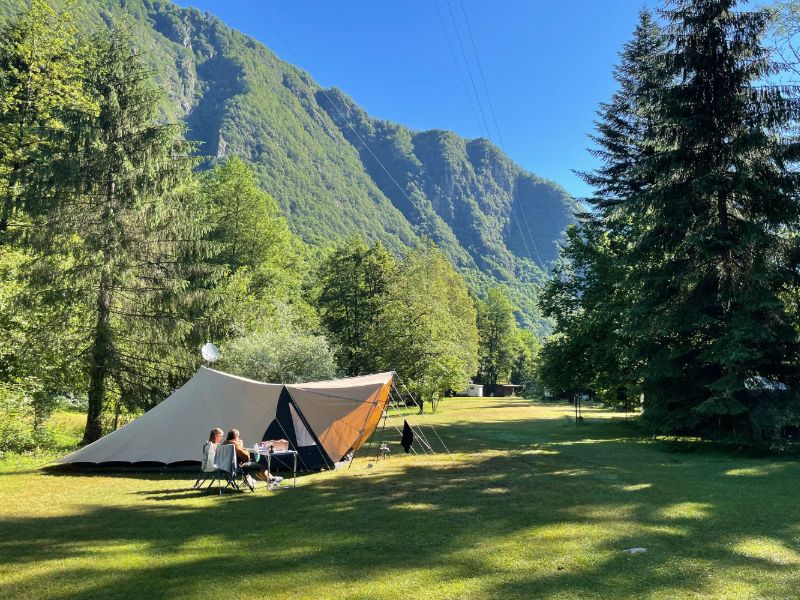 Ein schöner, kleiner Campingplatz