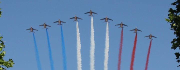 Militaire parade Parijs