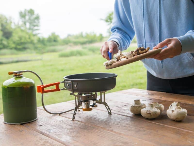 Sicheres Kochen mit Gasflaschen