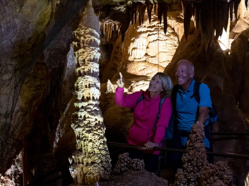 Die unterirdische Höhlenwelt von Beradine in Istrien ist wirklich sehenswert.