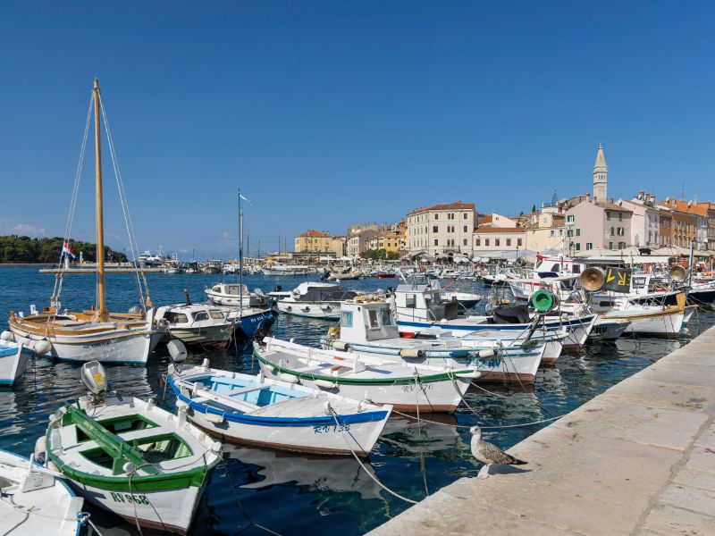 Hafenidylle in Rovinj