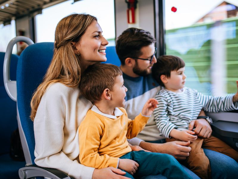 Zugfahrt nach Frankreich mit Kindern