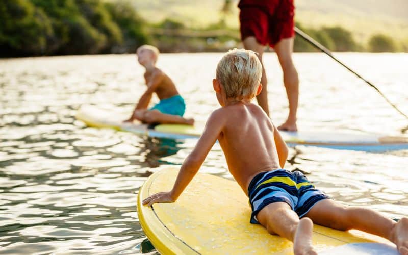 Badeurlaub während Hitzewelle