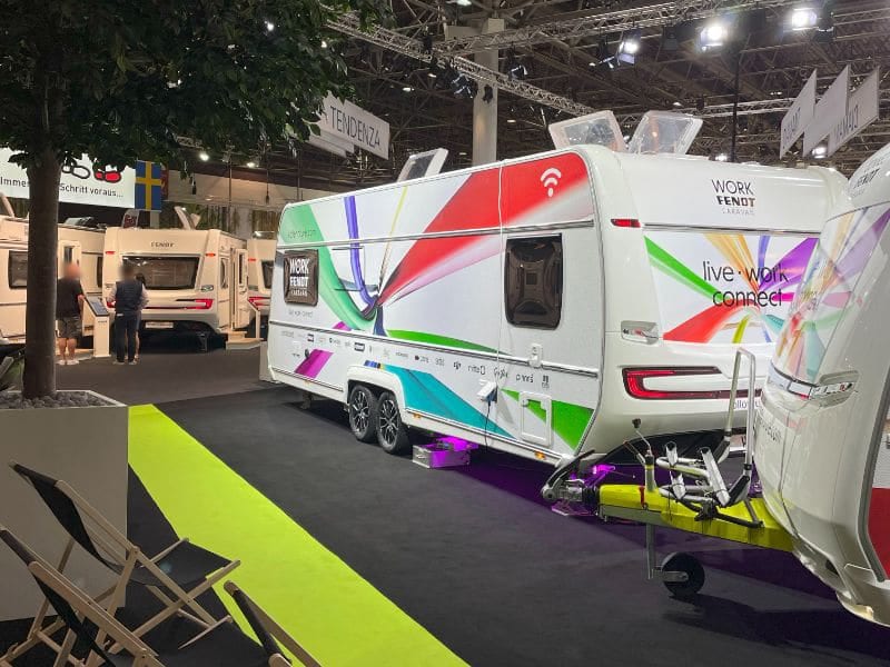 Fendt Concept: Work & Connect - Wohnwagen für digitale Nomaden mit