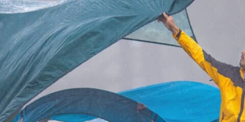 Unwetter und Regen beim Camping: die besten Tipps