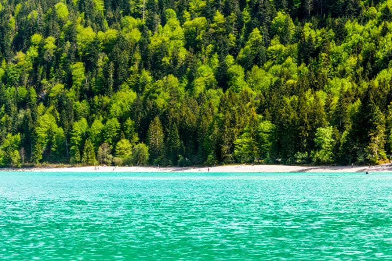 Türkisblaues Wasser vor phänomenaler Kulisse - der Walchensee weiß, zu verzaubern.