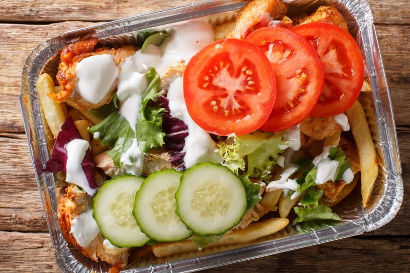 holländische Spezialitäten: kapsalon