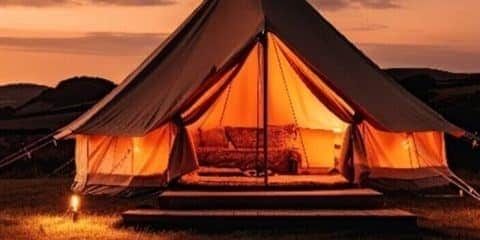 5x Luxuszelt auf den besten Campingplätzen Europas