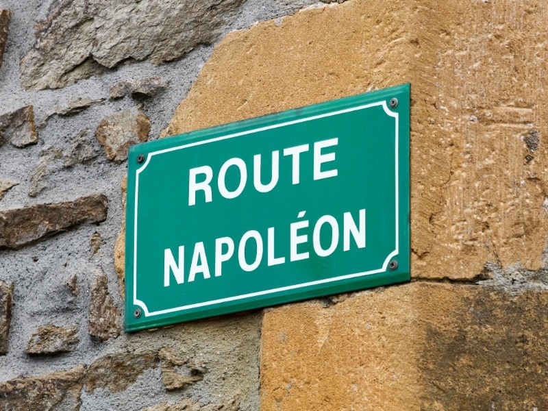 Route Napoléon, Napoleonroute Südfrankreich