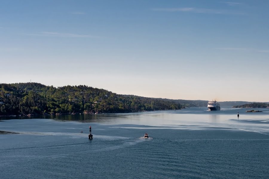 Fähre durch das Oslofjord