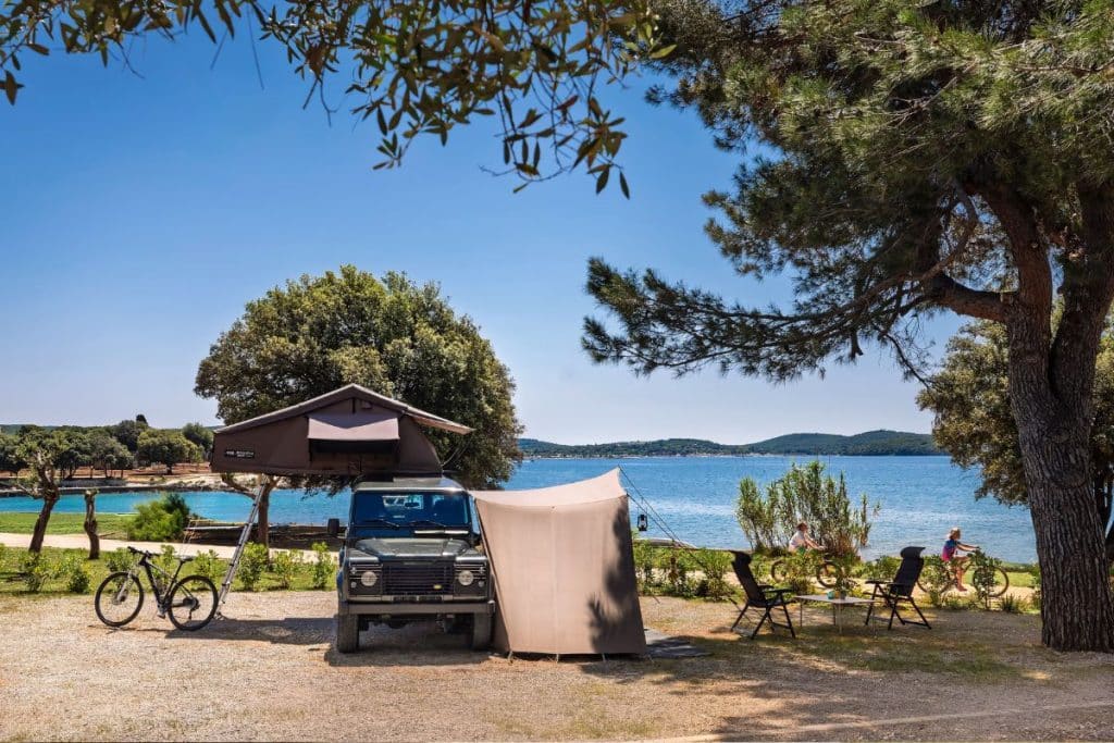 kamperen in oktober in Kroatie