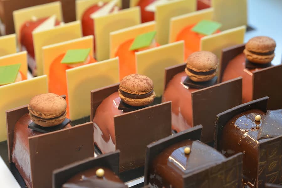 handwerklich hergestellte französische Pralinen