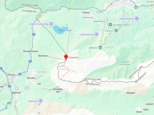 Karte der Zugspitzregion