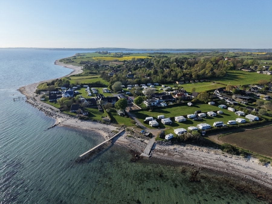Campingplatz am Meer