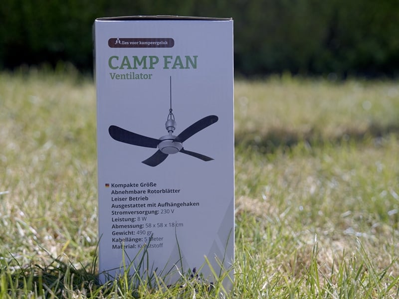 Ventilator auf dem Campingplatz